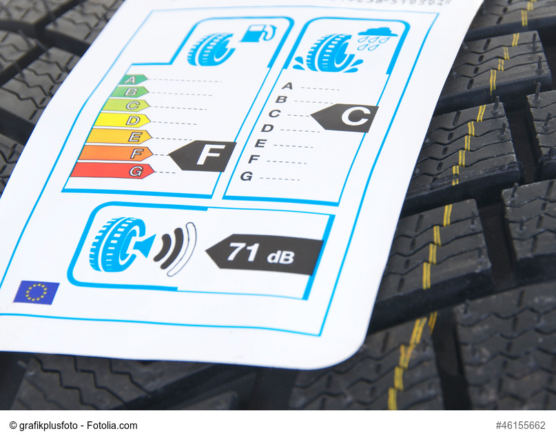 Autoreifen mit EU Reifenlabel