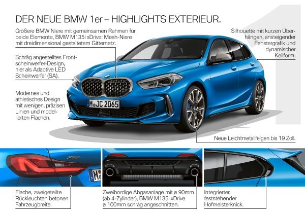 BMW 1er (F40): Modelle, technische Daten & Preise