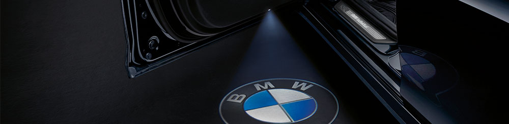 ORIGINAL BMW LED Türprojektoren 2. Generation 50mm BMW Logo BMW M Logo  63312463924