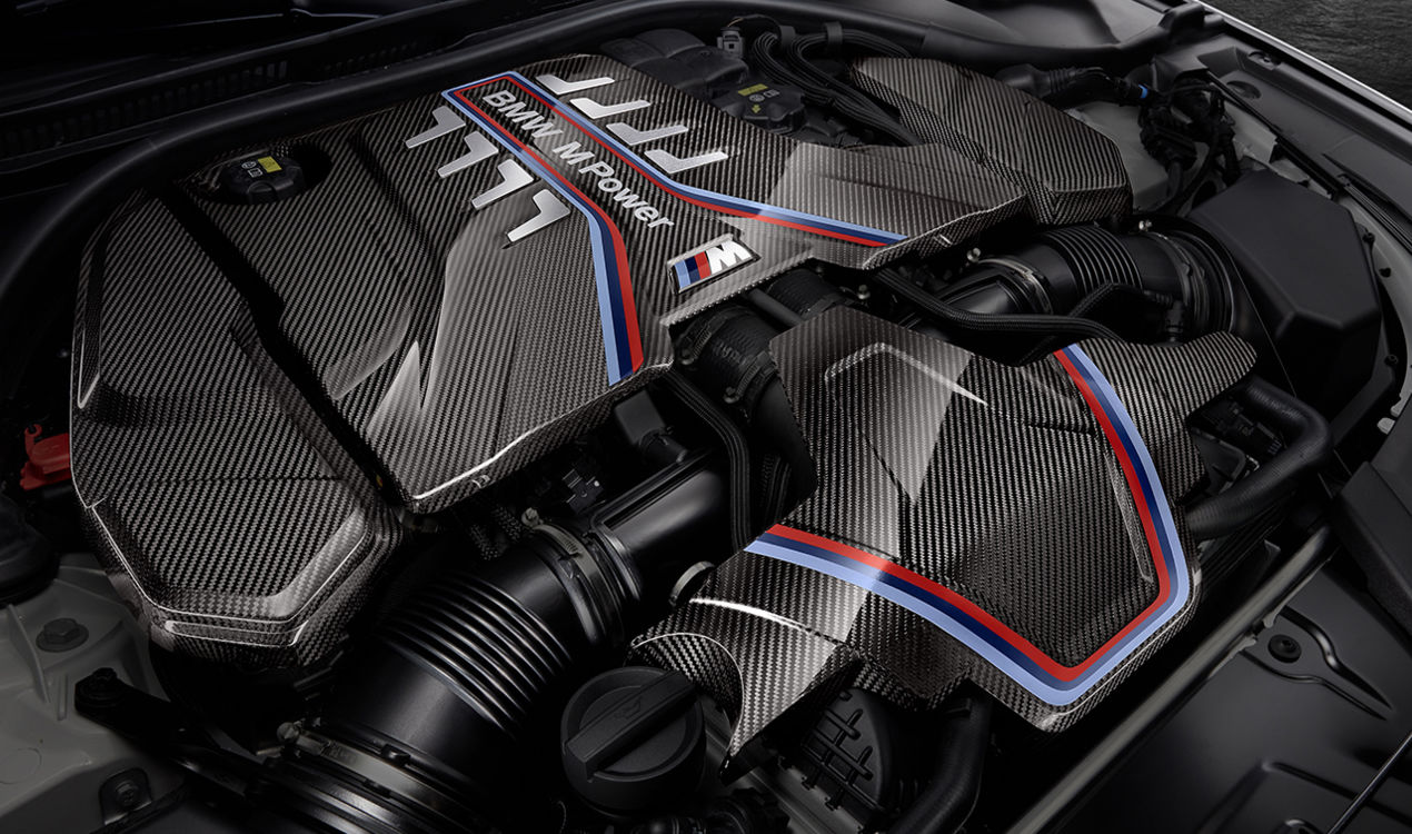 BMW M Performance Erweiterungssatz Motorabd. Carbon M5 M8