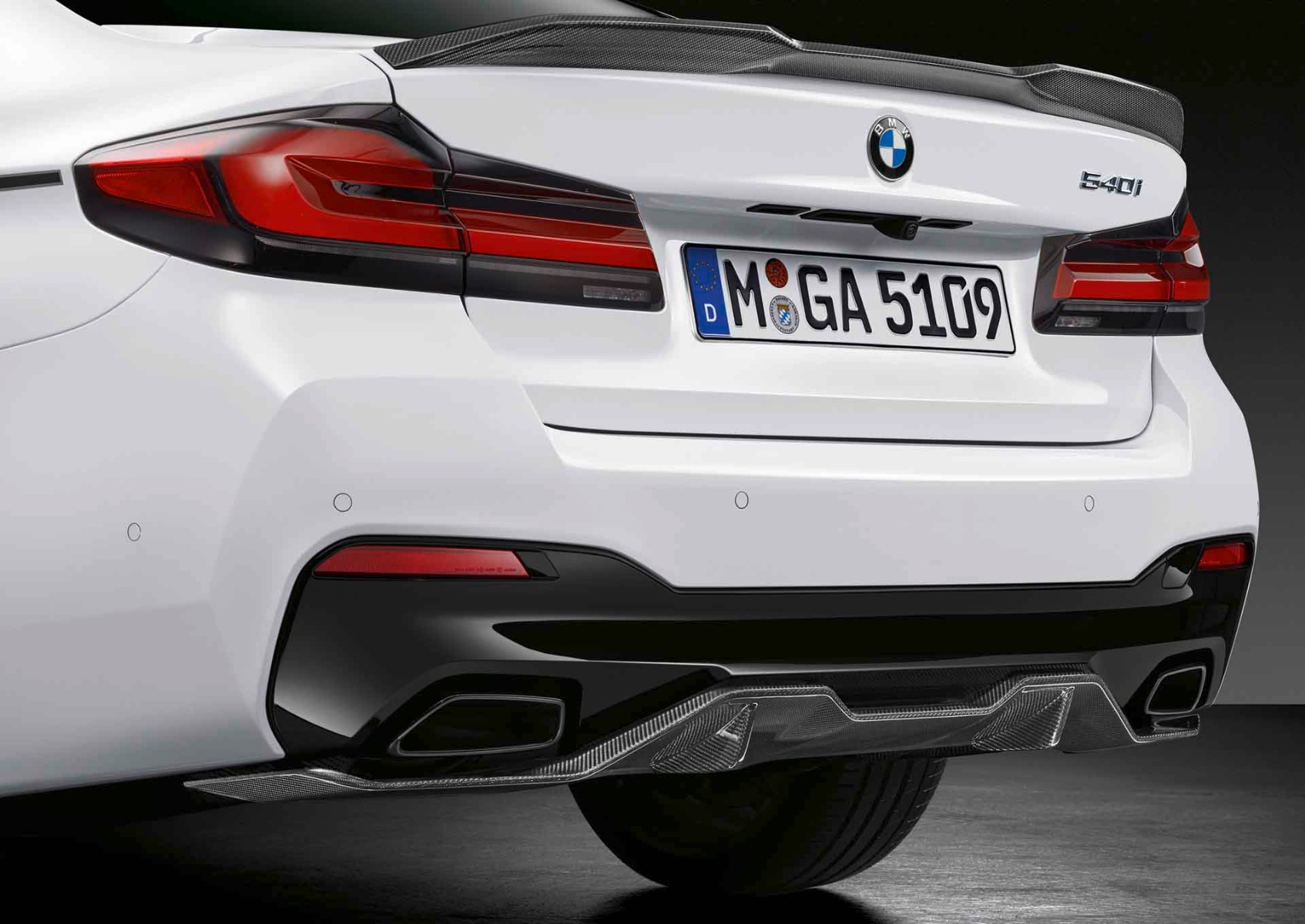 BMW M Performance Blende Stoßfänger hinten 5er G30 LCI