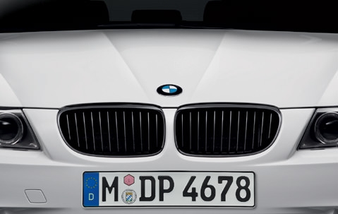 BMW Performance Frontziergitter Schwarz E90 LCI E91 LCi