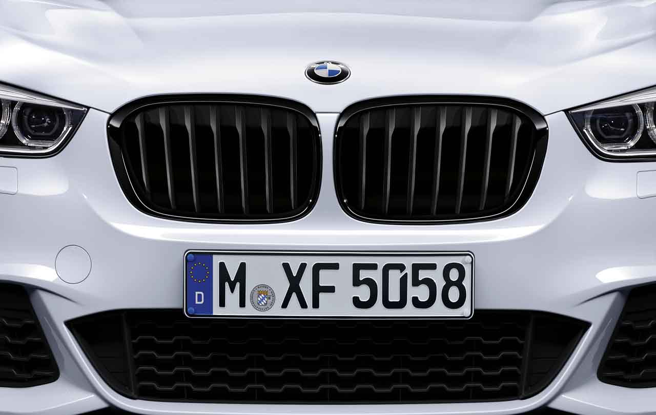 Baureihenarchiv für BMW Fahrzeuge · Original BMW Zubehör - BMW Performance  Niere für das 1er Coupé ·