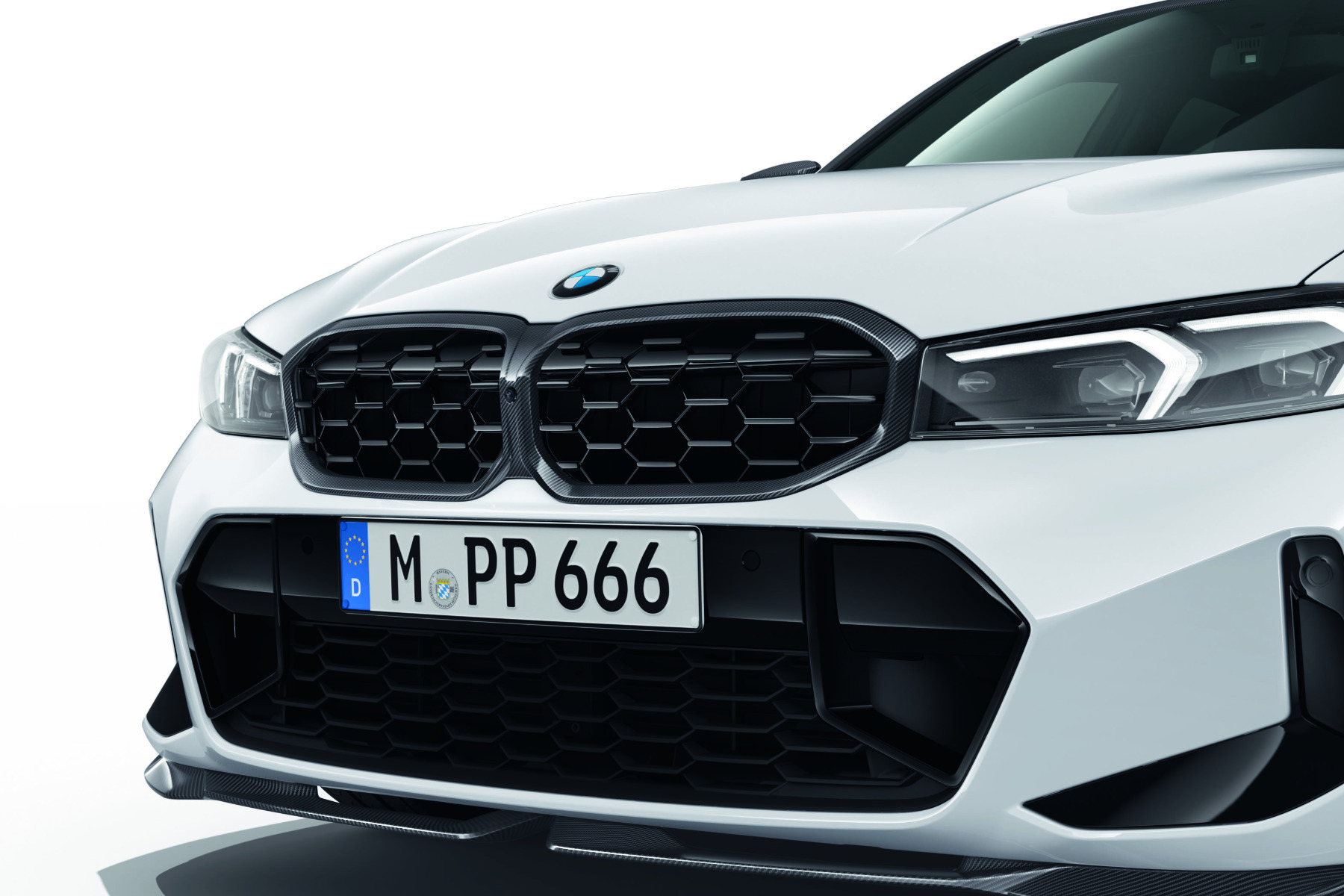 BMW M Performance Frontziergitter Mesh Carbon 3er LCI