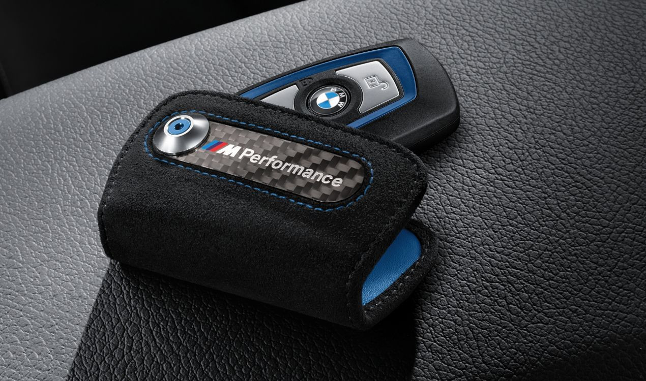 Schlüsselhülle Fernbedienung Cover Schutz für BMW 2er X1 X3 X5 X6 Carbon  Schwarz