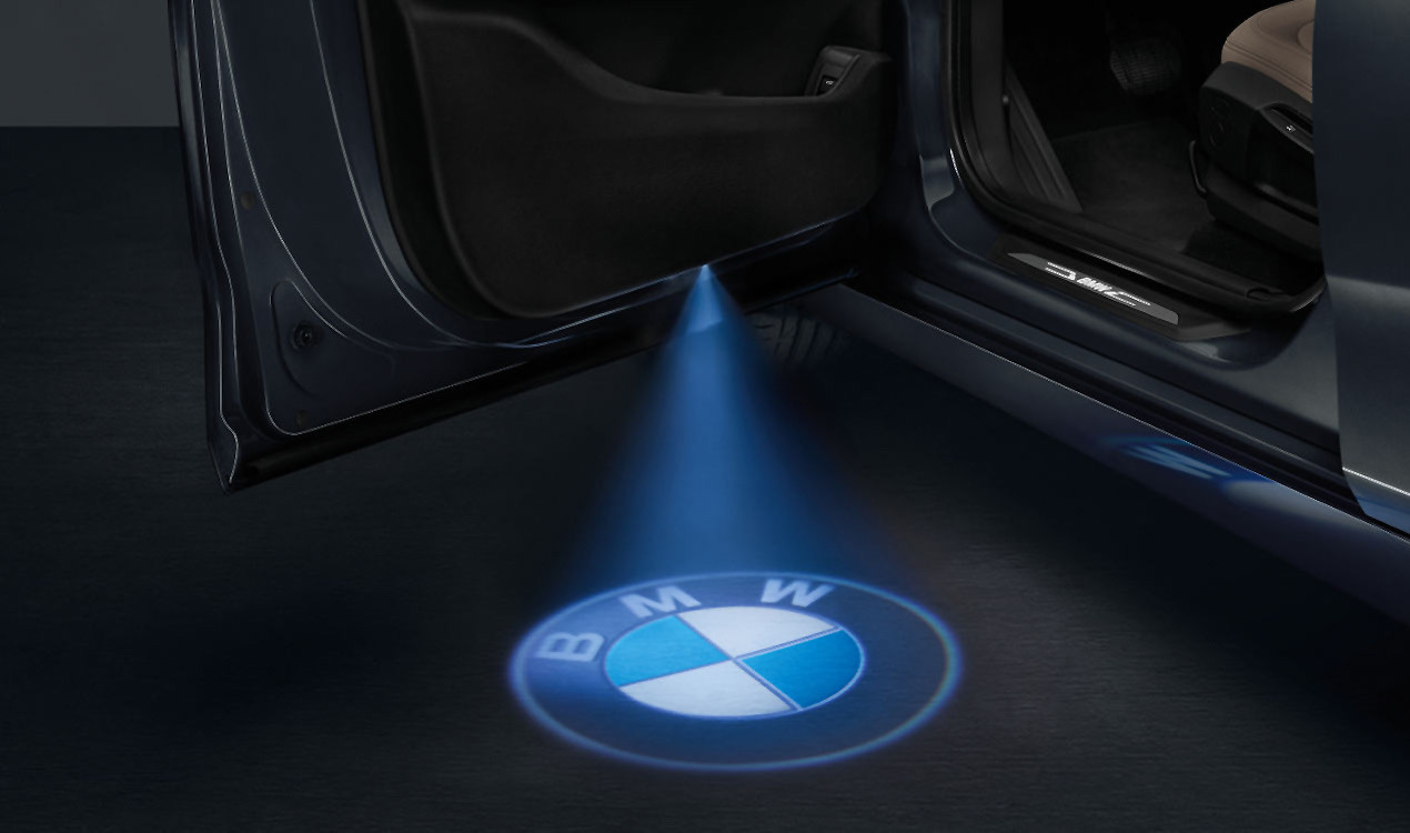 ORIGINAL BMW LED Türprojektoren 2 x BMW & 2 x M Logo - 63312468386