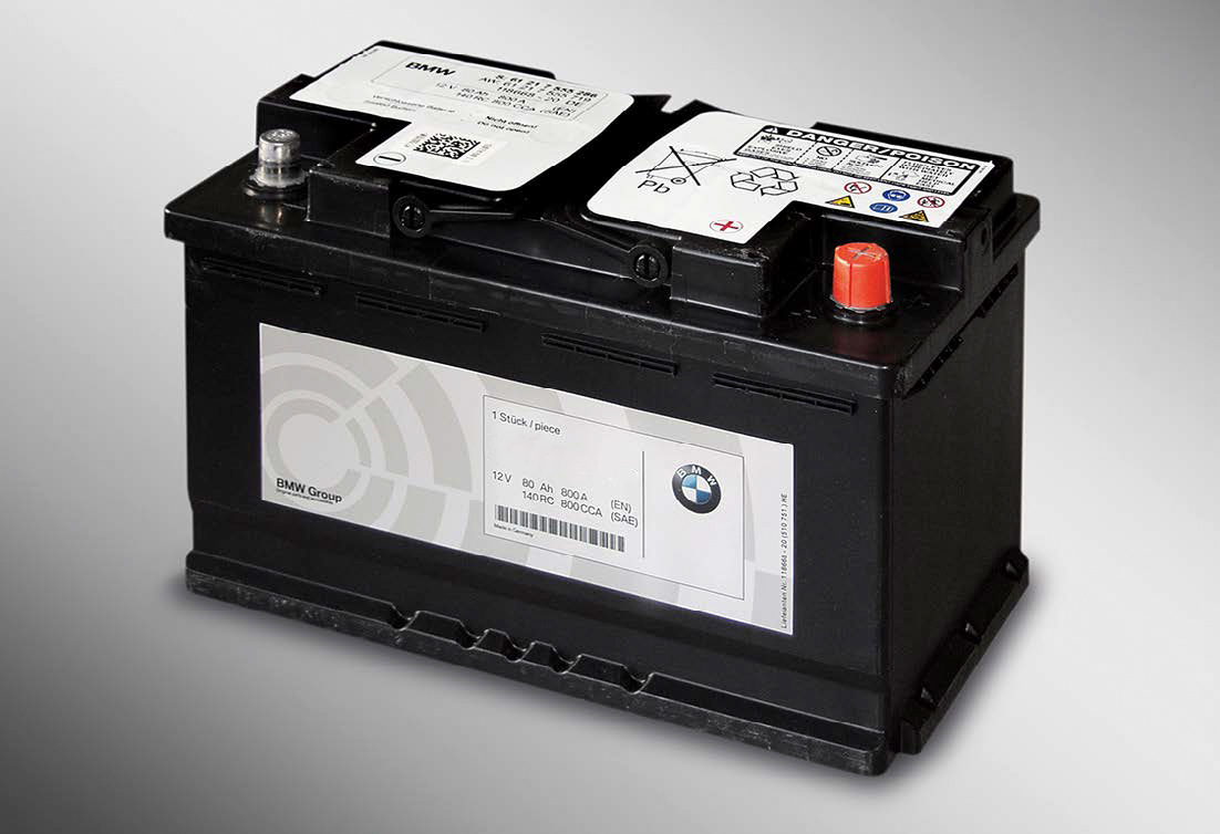 BMW Original BMW AGM-Batterie 12V, 80AH, 800A - 61217555719 kaufen