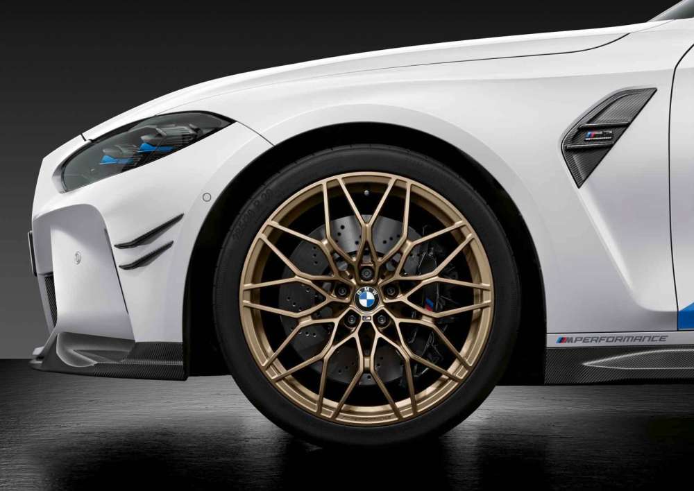 BMW Sommerkompletträder M Performance Kreuzspeiche 1000M gold