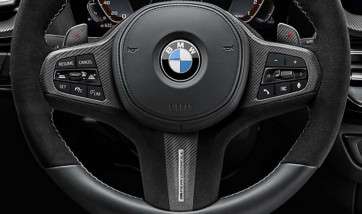 Lenkradabdeckung Auto Mikrofaser BMW Serie 1 2 3 5 x1 x2 x4 x5 Schwarz Rot  37