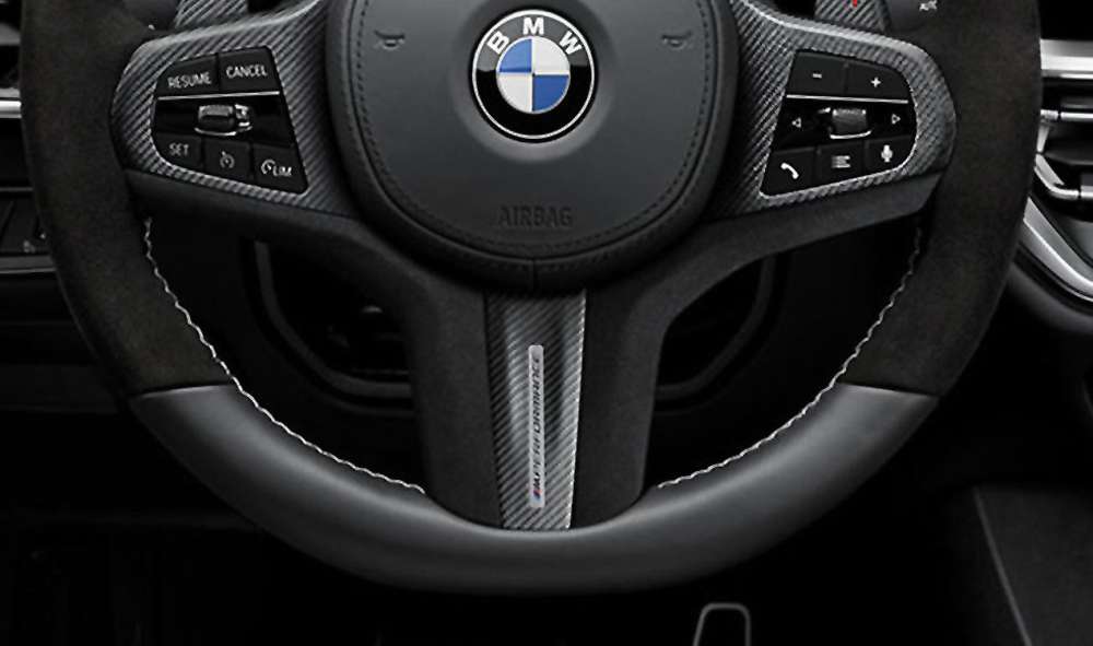 BMW M Performance Lenkrad Abdeckung Leder Carbon 3er 4er M4