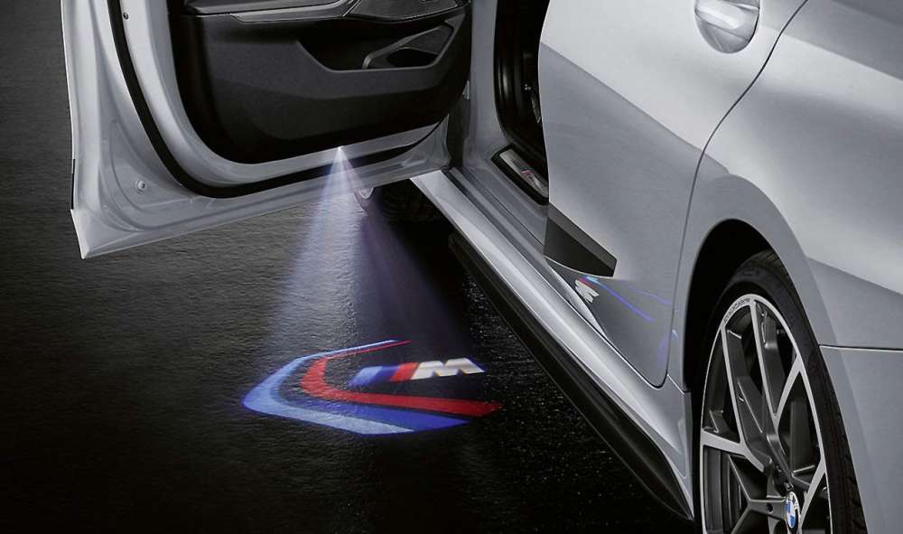 BMW M 50 Jahre LED-Türprojektoren 50mm inkl. Dias + BMW