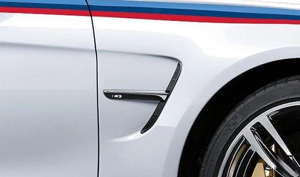 BMW M Performance  Zierleiste Lufteinlass Kotflügel Carbon Set