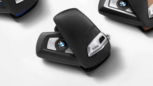 Leder Schlüssel Cover passend für BMW Schlüssel LEUCHTEND! LEK2-B3, 11,95 €