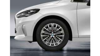 BMW Winterkompletträder V-Speiche 833 gunmetal grey 17 Zoll RDCi 2er U06