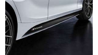 BMW M Performance Seitenschwellerfolierung frozen black 1er F21
