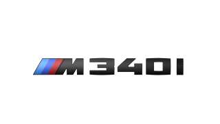 BMW Schwarz lackierte Schriftzug M340i G20 G21