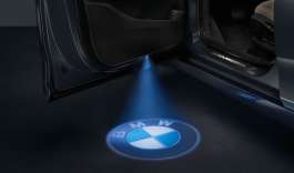 ORIGINAL BMW LED Türprojektoren + Dias neues Design 63312468386 +  63312469631
